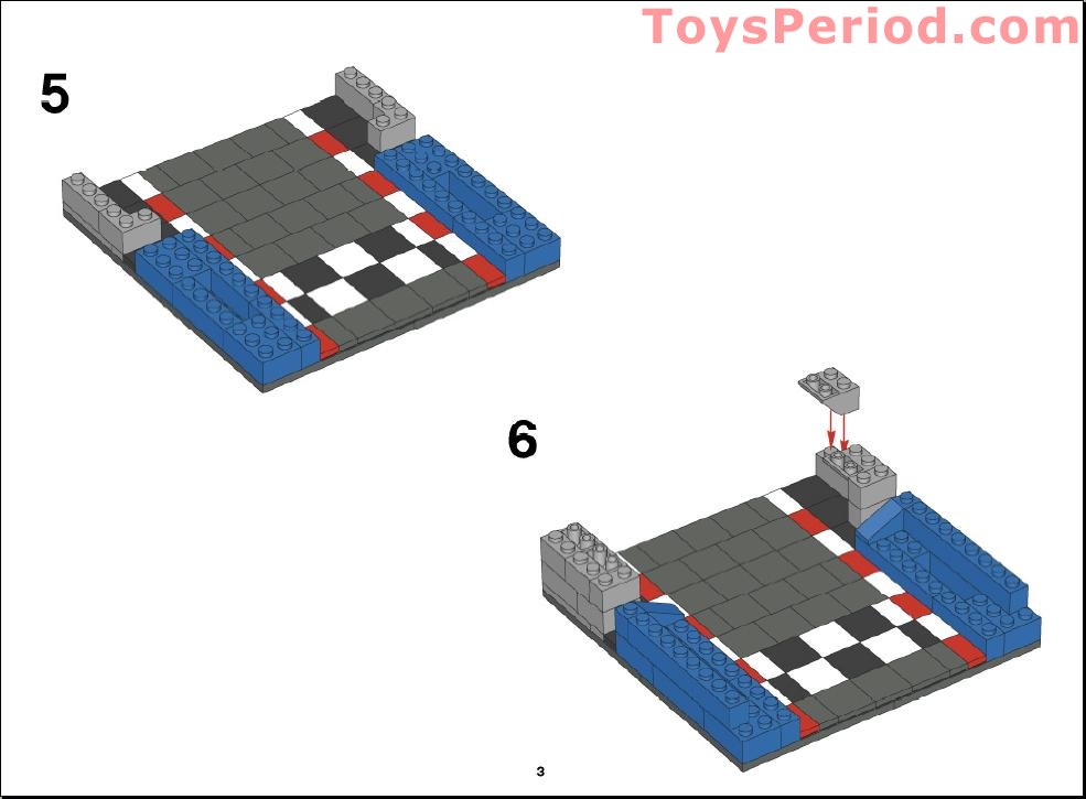 LEGO 5525 Amusement Park Set Parts Inventory and Instructions