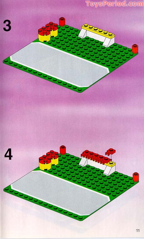 LEGO 2554 Shell Promotional Set - Formula 1 Pit Stop Set Parts