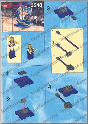 LEGO 3548-2 Slam Dunk Trainer - Kabaya Promotional Set Parts Inventory and  Instructions - LEGO Reference Guide