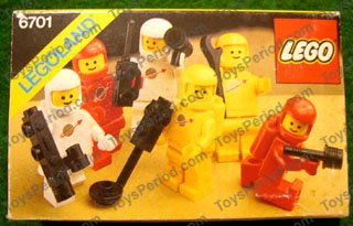 LEGO 6701 Space Minifigures Set Parts Inventory and Instructions