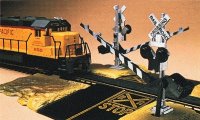 HO Track - Bachmann 46220 HO Scale Dual Crossing Gates w/Track New