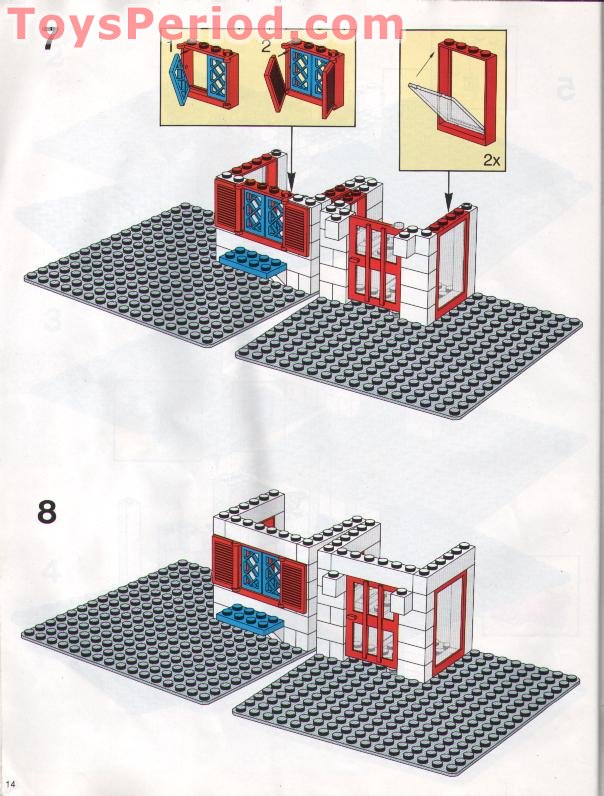 Lego BASIC 725 Basic Building Set Instruction Manual ONLY Mint Condition