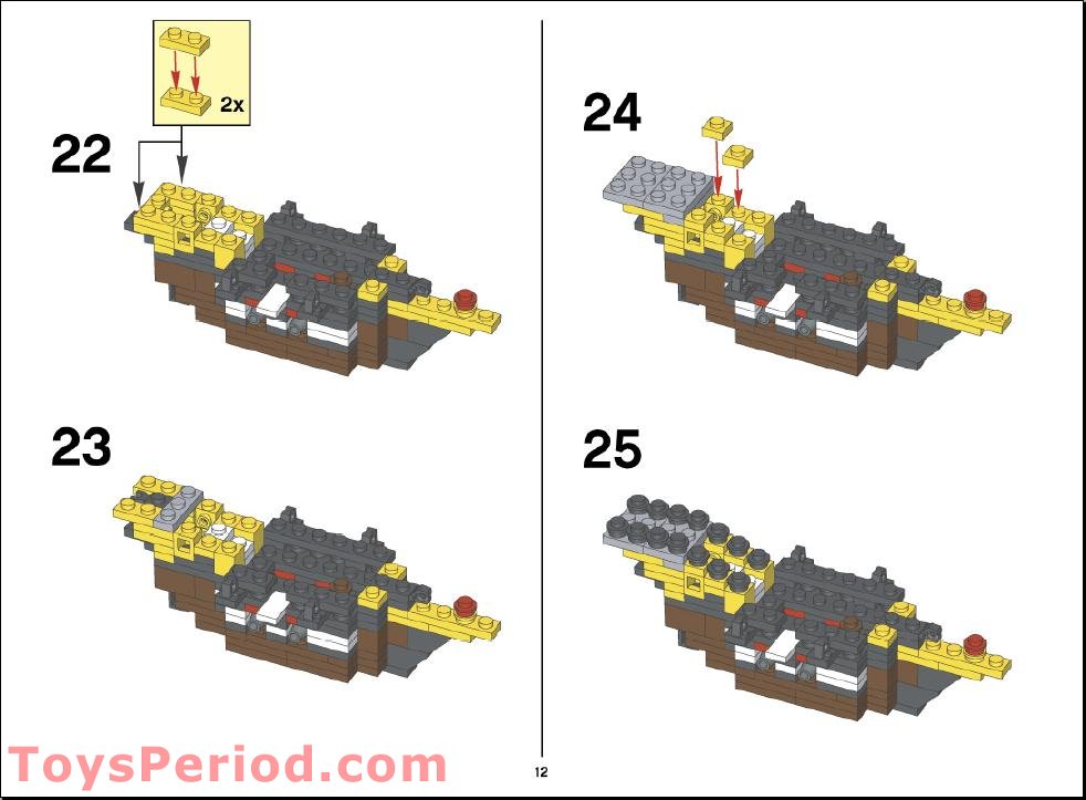 LEGO 5525 Amusement Park Set Parts Inventory and Instructions