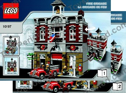 LEGO 10197 Fire Brigade Set Parts List