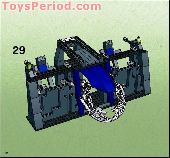 LEGO 8769 Visorak's Gate Set Parts Inventory and Instructions