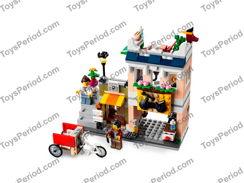 LEGO 31131 Downtown Noodle Shop Set Parts Inventory and