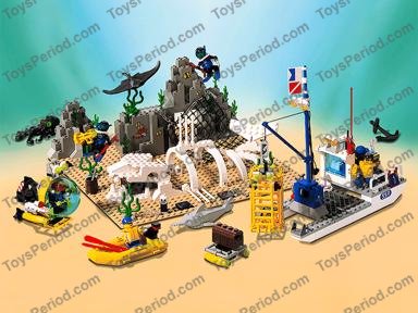 LEGO 6559 Deep Sea Bounty Set Parts Inventory and Instructions