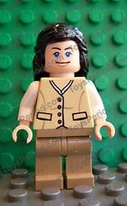 LEGO Sets with Minifigure iaj019 Marion Ravenwood - Tan Outfit (7625)