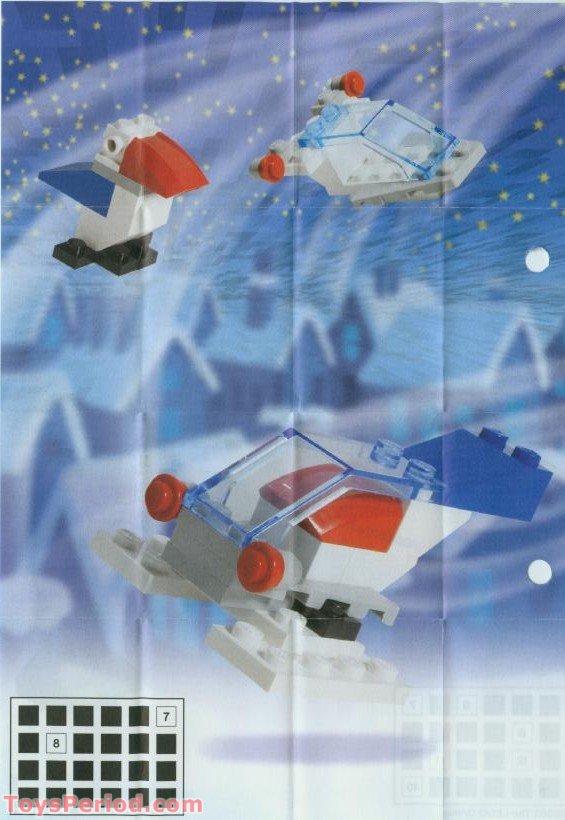 LEGO 4024-1 Advent Calendar 2003, Creator Set Parts Inventory and