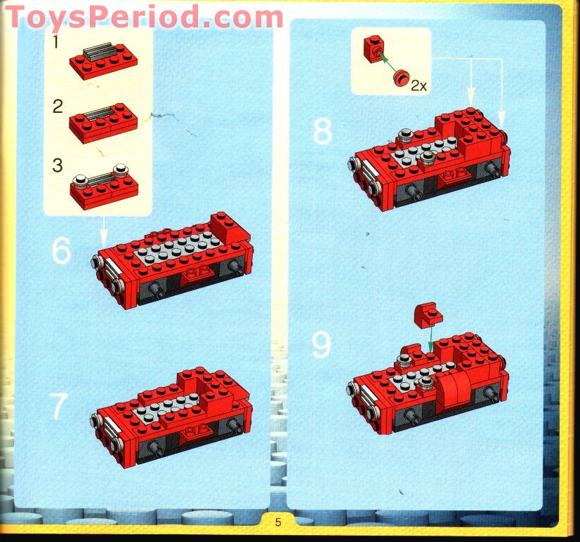 LEGO 4883 Gear Grinders Set Parts Inventory and Instructions