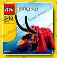 LEGO 7604 Dinosaur Set Parts Inventory and Instructions - LEGO