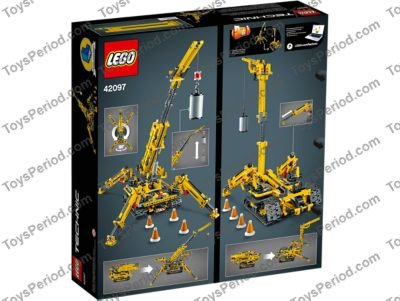 LEGO 42097 Compact Crawler Crane Set Parts Inventory and