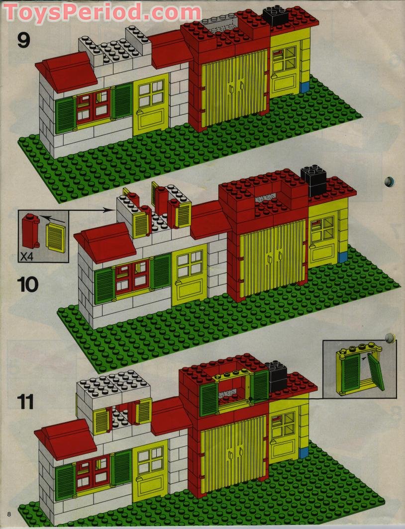 LEGO Basic Building Set, 5+ Set 540-1 Instructions