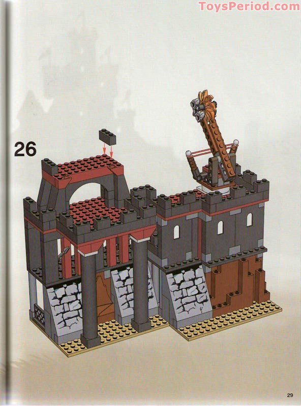 LEGO 8877 Vladek's Dark Fortress Set Parts Inventory and