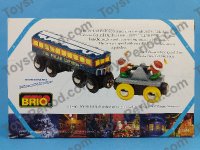 BRIO - BRIO 32504 Polar Express Caboose and Handcar Set Wooden New