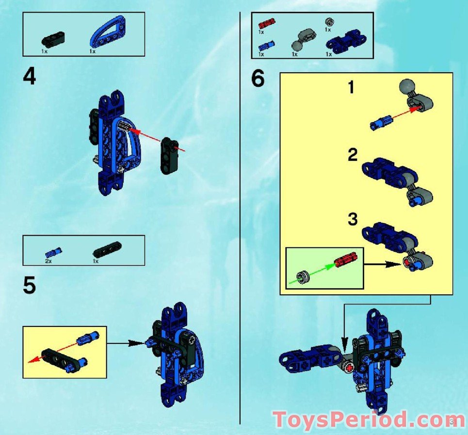 LEGO 8922 Gadunka Set Parts Inventory and Instructions - LEGO