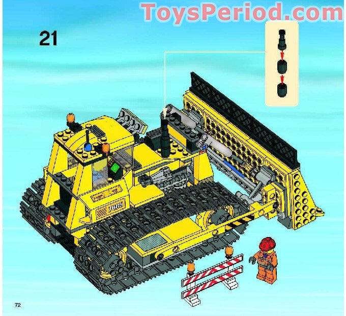 LEGO 7685 Dozer Set Parts Inventory and Instructions - LEGO Reference Guide