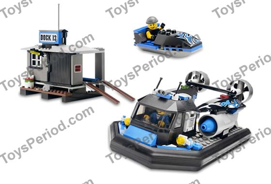 LEGO 7045 Hovercraft Hideout Set Parts Inventory and Instructions