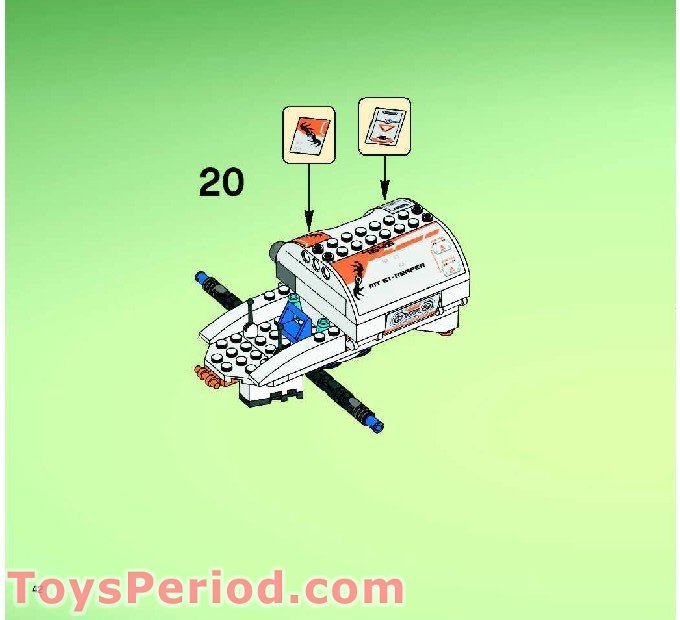 LEGO 7645 MT-61 Crystal Reaper Set Parts Inventory and