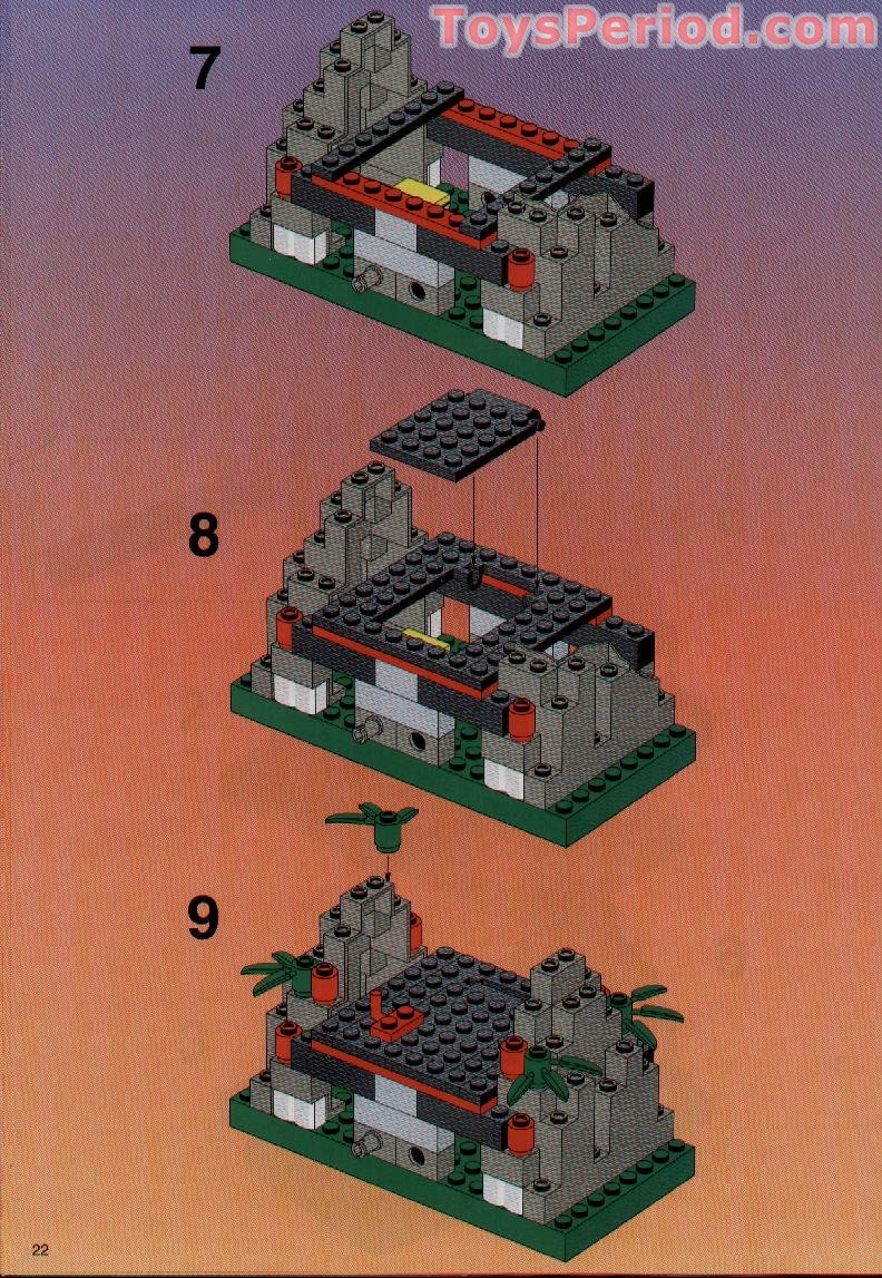 LEGO 6089 Stone Tower Bridge Set Parts Inventory and Instructions