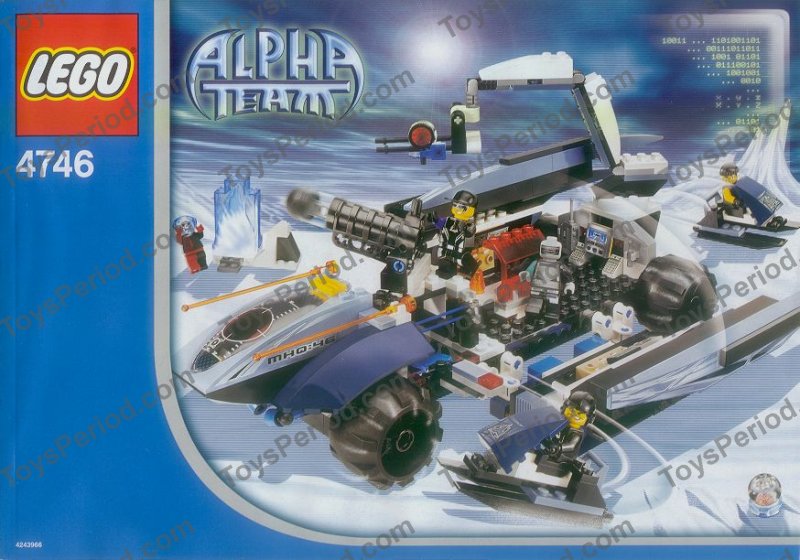 LEGO 4746 Mobile Command Center Set Parts Inventory and