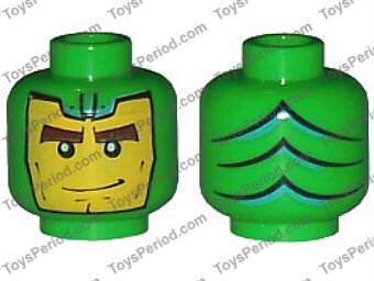 Lego best sale green head