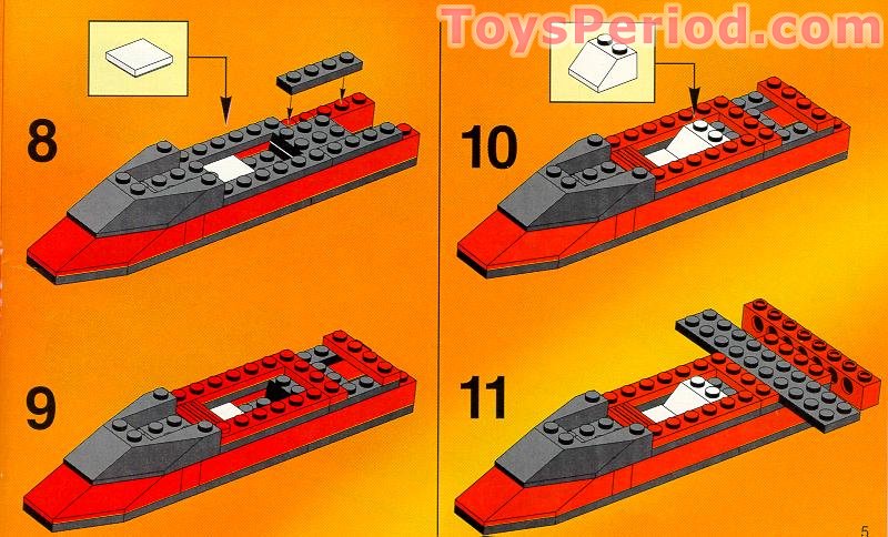 LEGO 6580 Land Jet 7 Set Parts Inventory and Instructions - LEGO