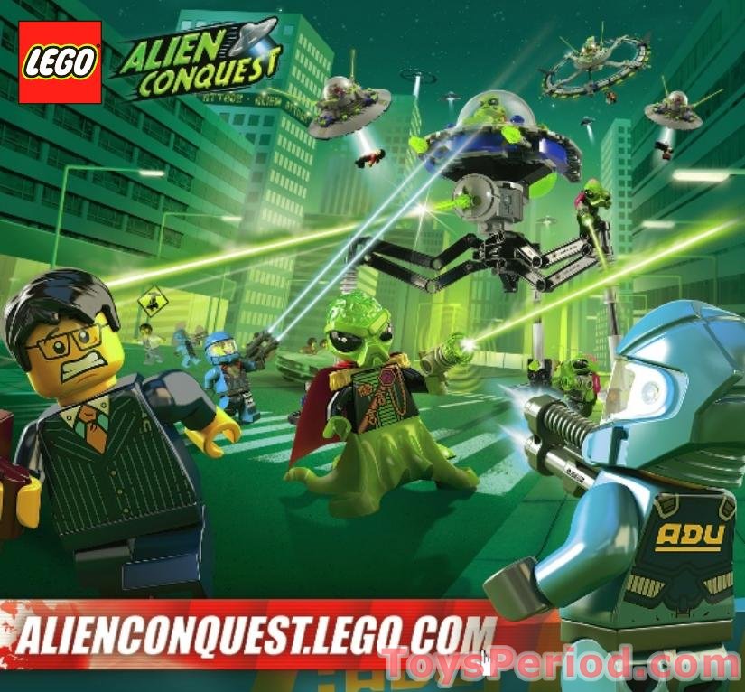 LEGO 7052 UFO Abduction Instructions and Parts List