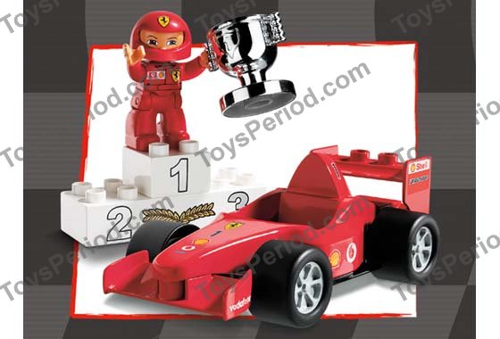  LEGO 4693 Ferrari F1 Race Car Set Parts Inventory and Instructions 