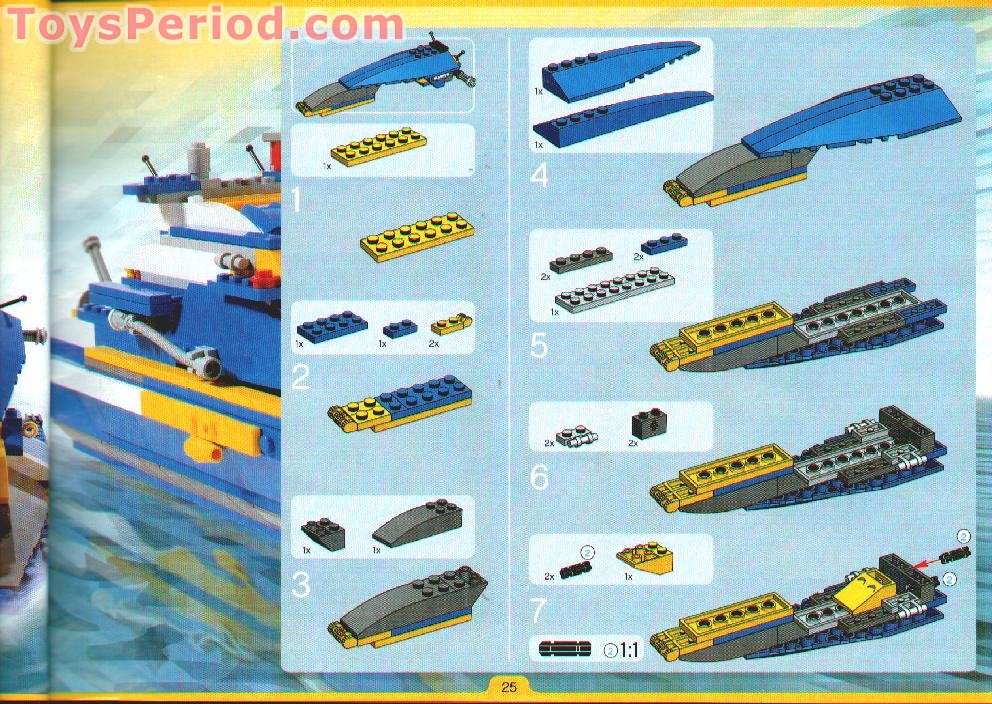 LEGO 4402 Sea Riders Set Parts Inventory and Instructions - LEGO