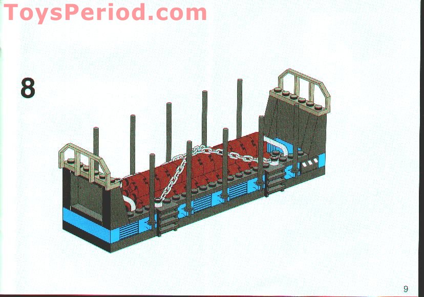 LEGO 10013 Open Freight Wagon Set Parts Inventory and Instructions