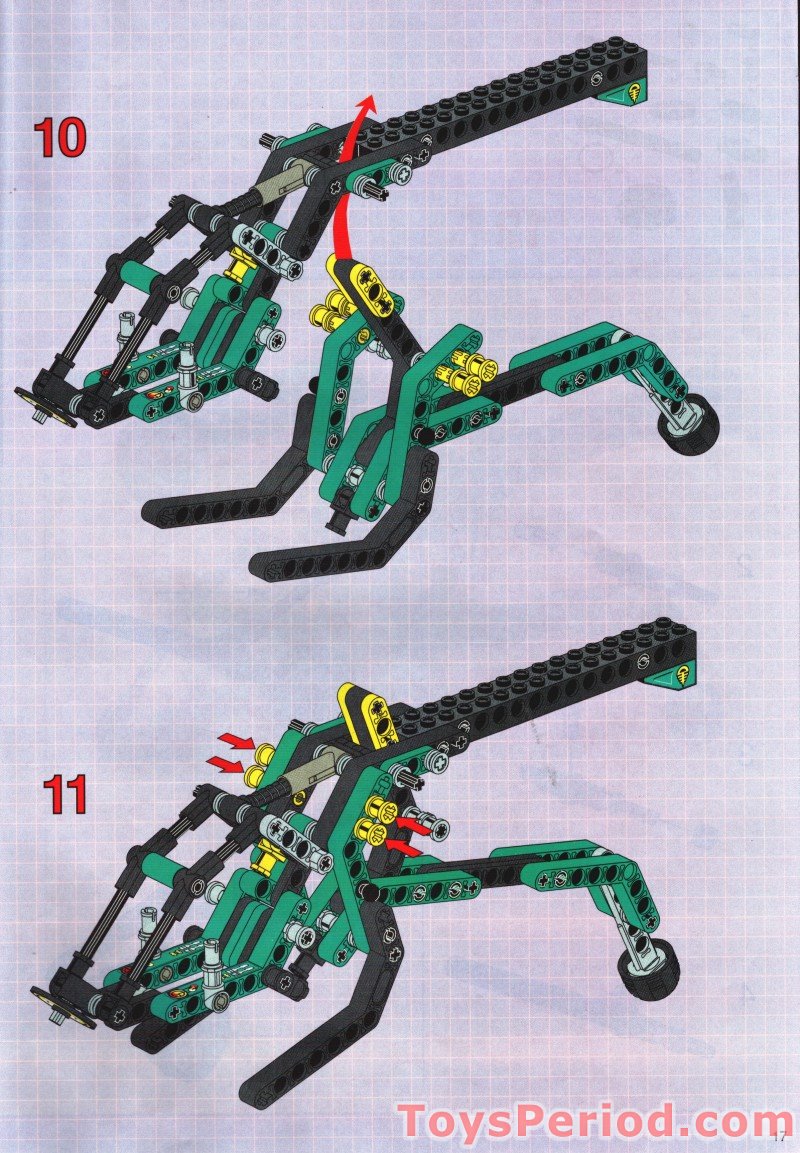 LEGO 8269 Cyber Stinger Set Parts Inventory and Instructions