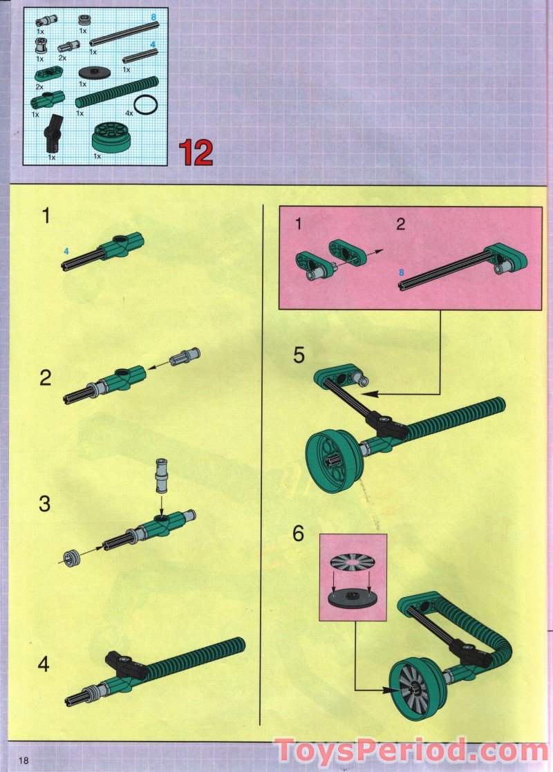 LEGO 8269 Cyber Stinger Set Parts Inventory and Instructions