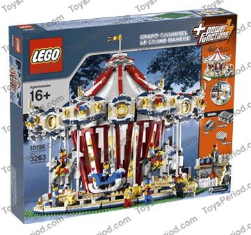 Lego Grand Carousel Set Parts Inventory And Instructions Lego Reference Guide