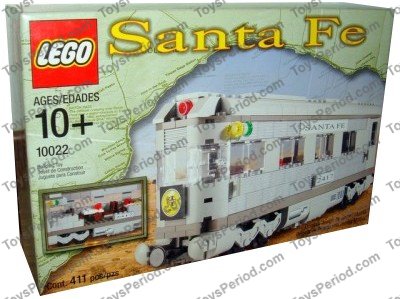 LEGO 10022 Santa Fe Car Set II (Builds One Dining, Observation, or