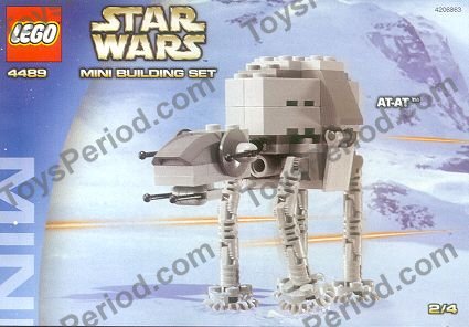 LEGO 4489 Mini AT-AT Set Parts Inventory and Instructions - LEGO