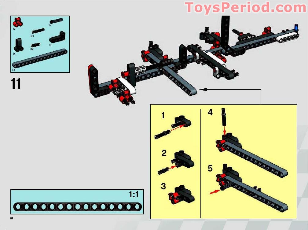 LEGO 8682 Nitro Intimidator Set Parts Inventory and Instructions