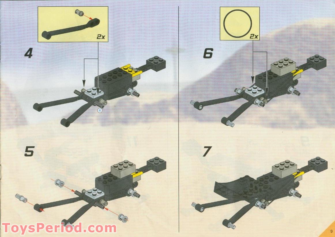 lego 4587 duel racers set parts inventory and instructions