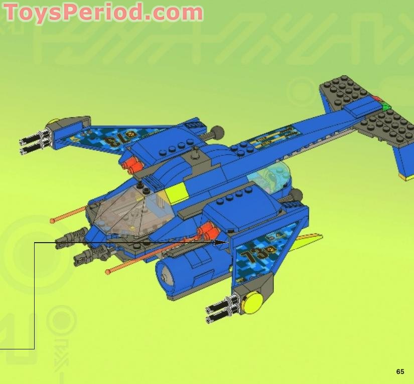 LEGO 7067 Jet-Copter Encounter Instructions and Parts List