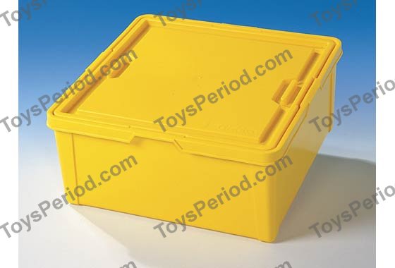 LEGO Storage Box Large with Lid, Yellow