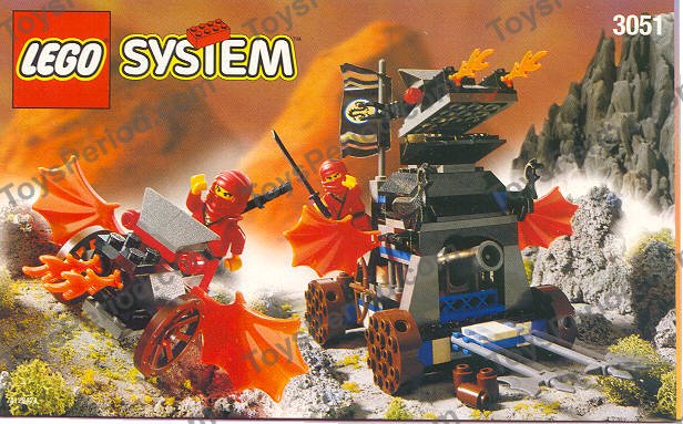 LEGO 3051 Blaze Attack Set Parts Inventory and Instructions - LEGO