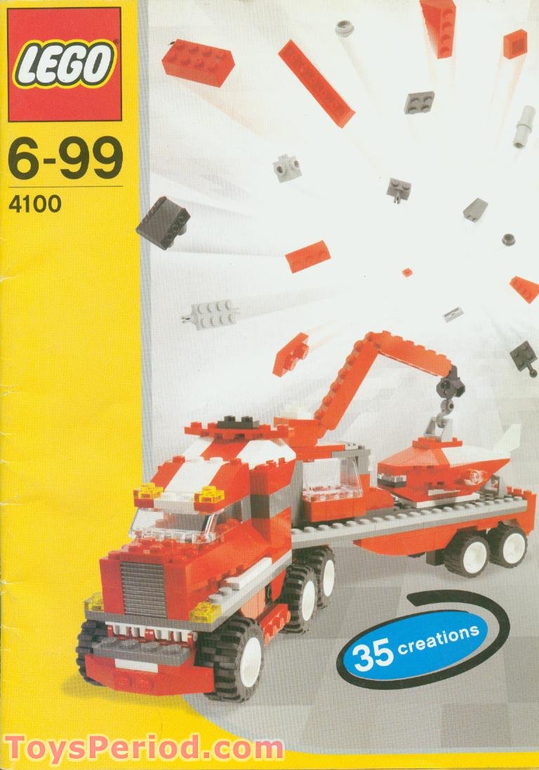 LEGO 4100 Maximum Wheels Set Parts Inventory and