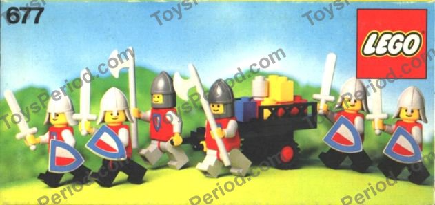 lego knights procession