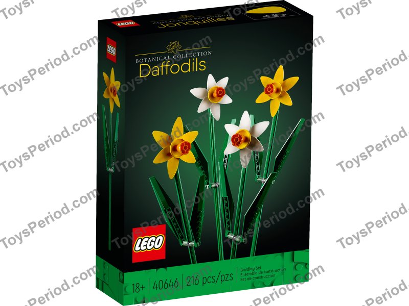 LEGO 40646 Daffodils Set Parts Inventory and Instructions - LEGO Reference  Guide