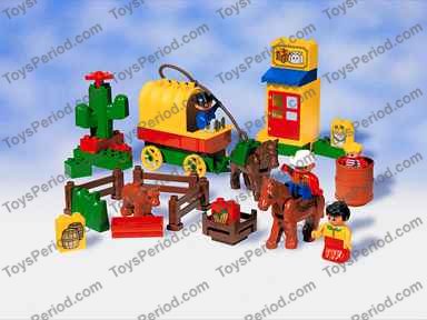 lego western town 2435 filecard duplo