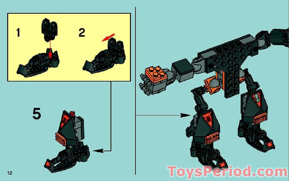 LEGO 8101 Claw Crusher Set Parts Inventory and Instructions - LEGO