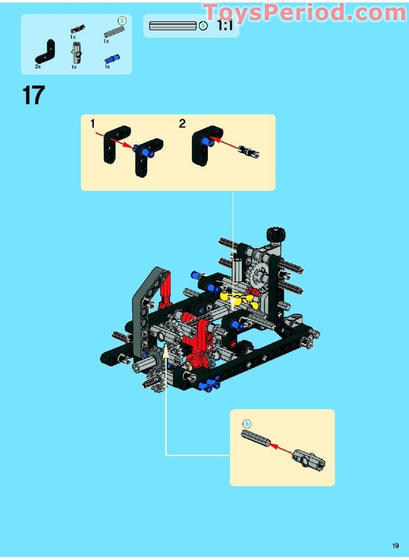 LEGO 8063 Tractor with Trailer Set Parts Inventory and