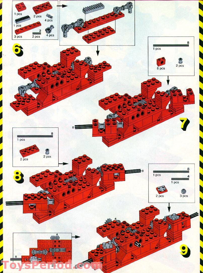 LEGO 956 Auto Chassis Set Parts Inventory and Instructions 