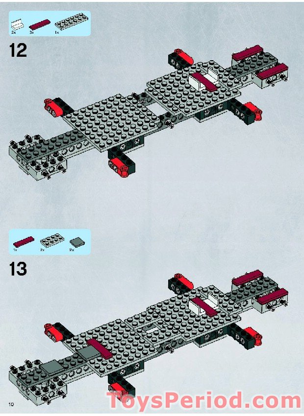 LEGO 7675 AT-TE Walker Set Parts Inventory and Instructions - LEGO