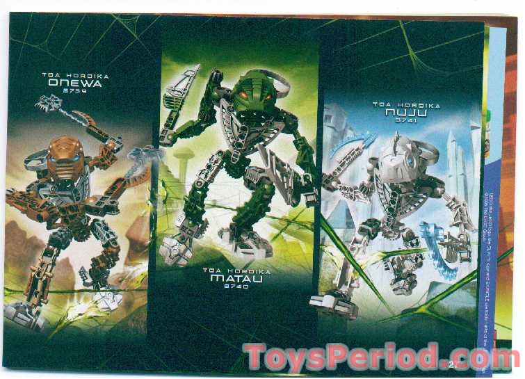 LEGO Bionicle LOT: Nidhiki 8622 + Toa Hordika Vakama 8736